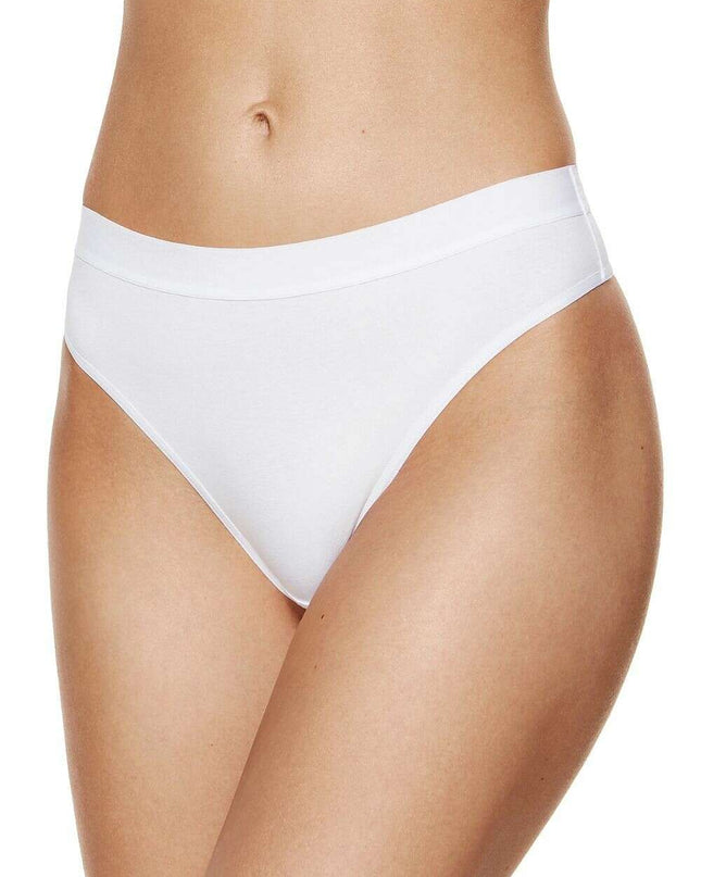 Three-Pack Cotton Thongs – OEKO-TEX Certified, Wide Waistband, Made in Poland