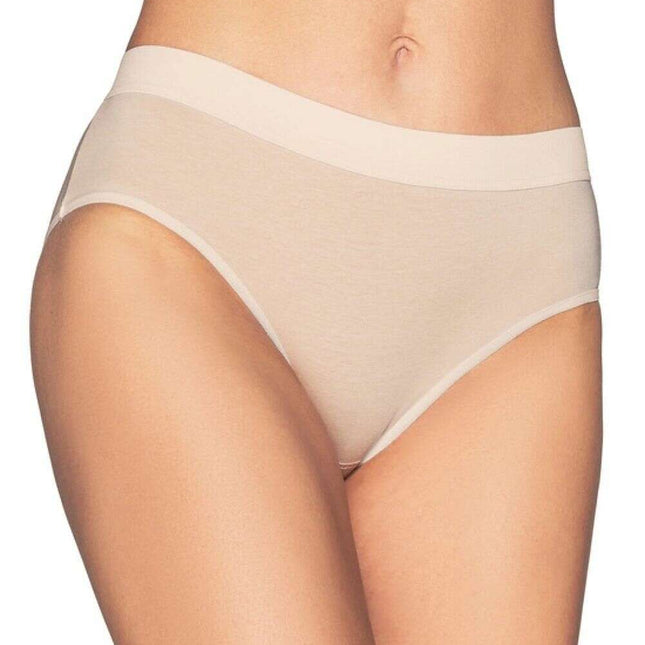 Women’s Cotton Thong Set – 3 Pack (Beige, Black, White)