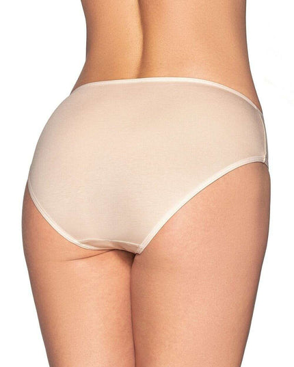 Three-Pack Cotton Gusset Thongs – Everyday Comfort in Beige, Black & White