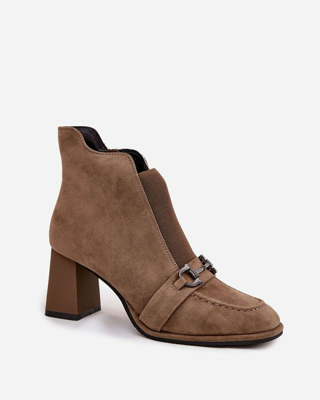 Heel boots model 219563