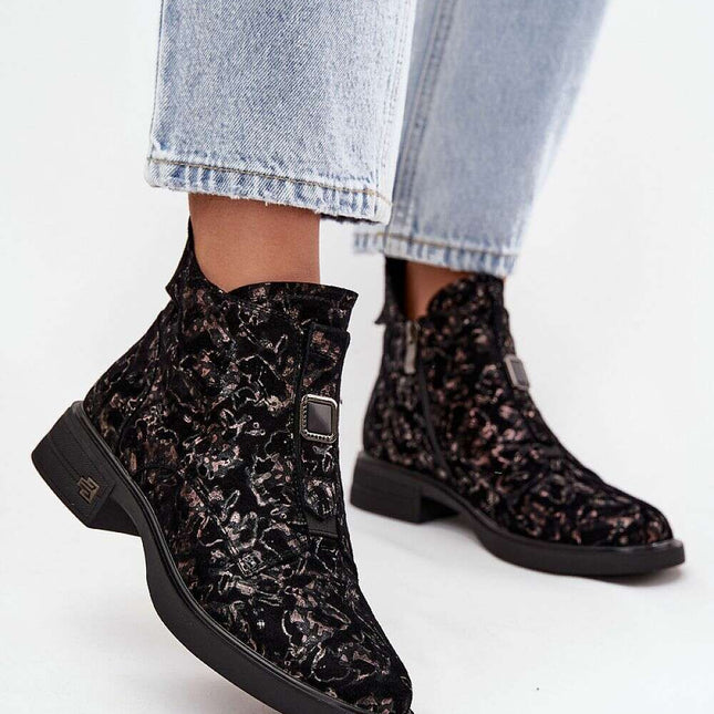 Heel boots model 219566