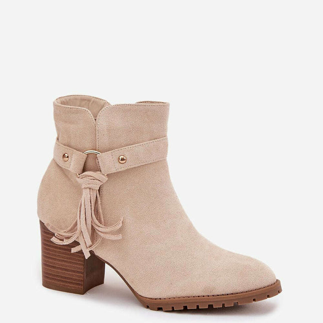 Heel boots model 219572