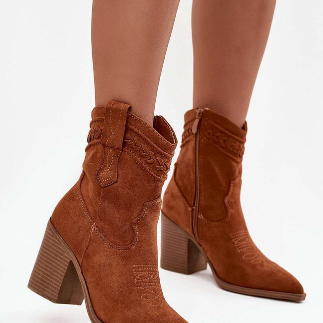 Heel boots model 219574