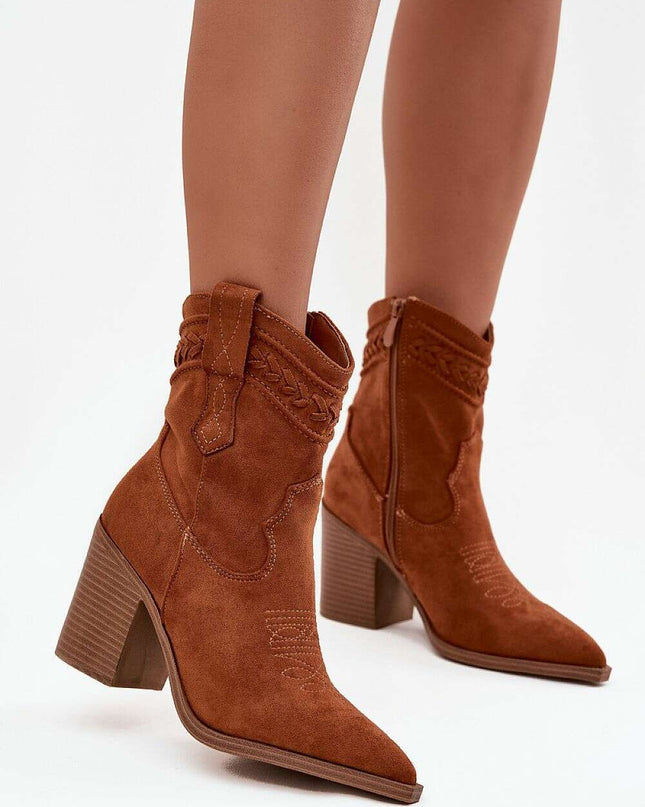 Heel boots model 219574