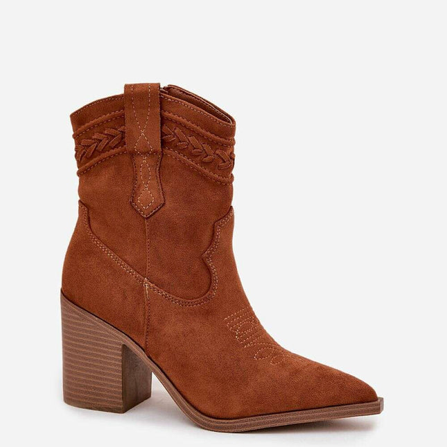 Heel boots model 219574