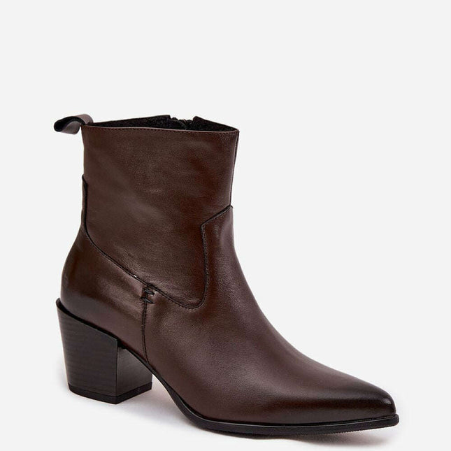 Heel boots model 219575