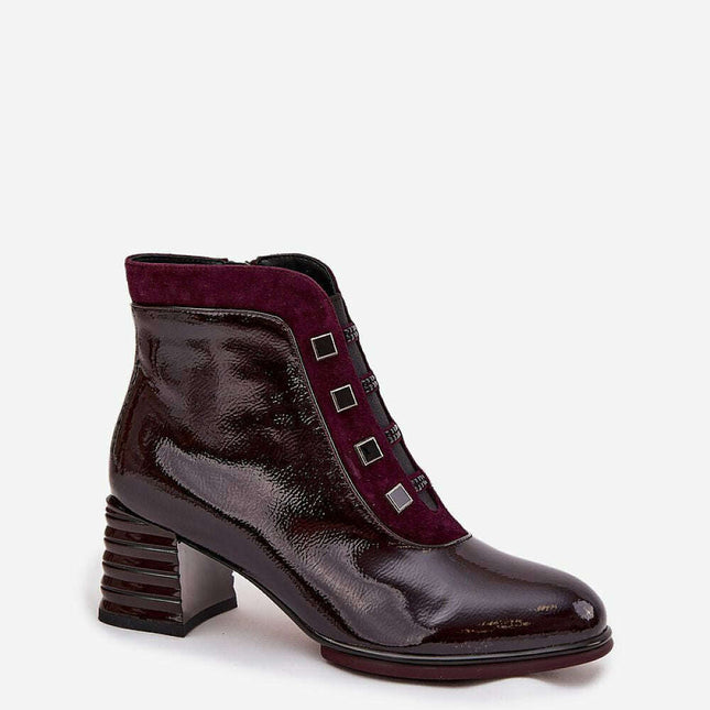 Heel boots model 219577