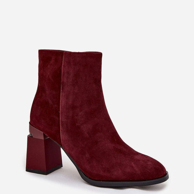 Heel boots model 219579