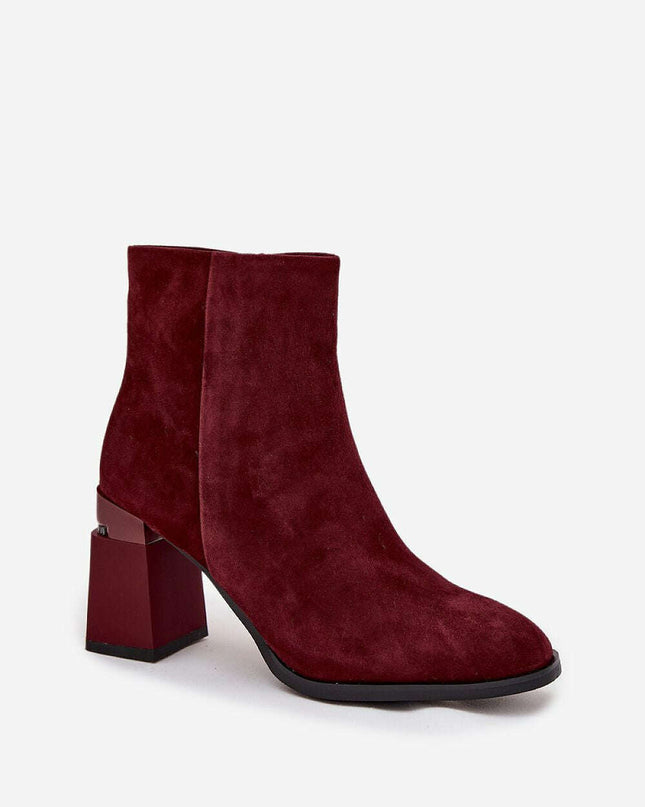 Heel boots model 219579