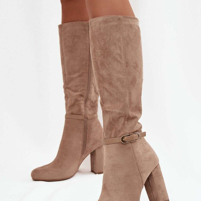 Heel boots model 219583