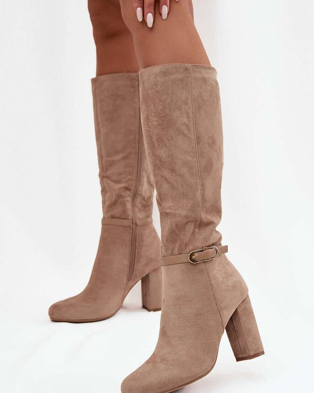 Heel boots model 219583