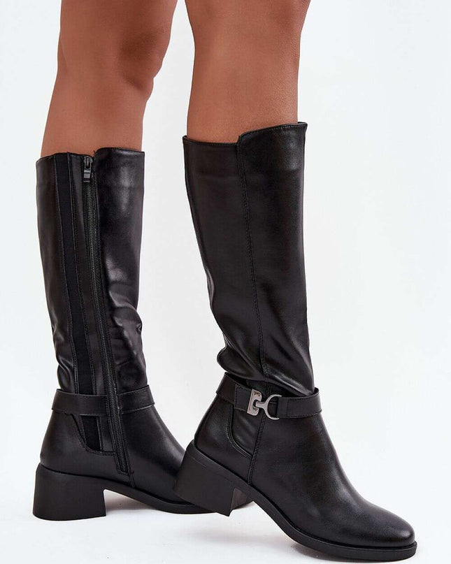 Heel boots model 219584