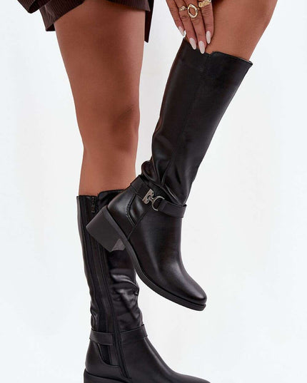 Heel boots model 219584