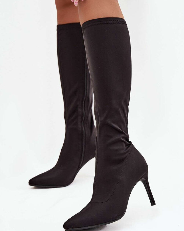 Heel boots model 219585