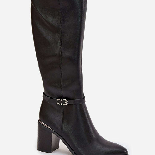 Heel boots model 219587