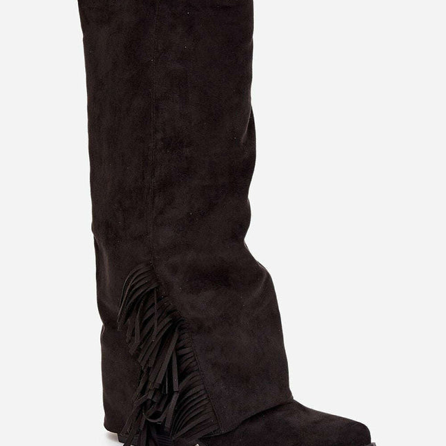 Heel boots model 219589