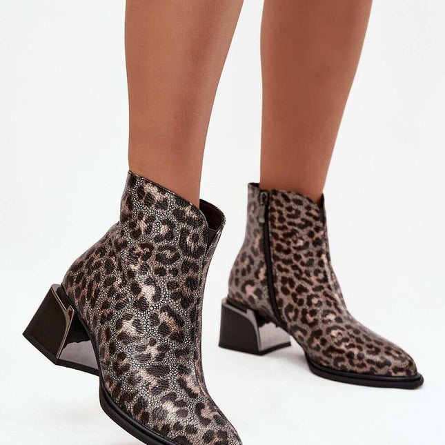 Heel boots model 219591