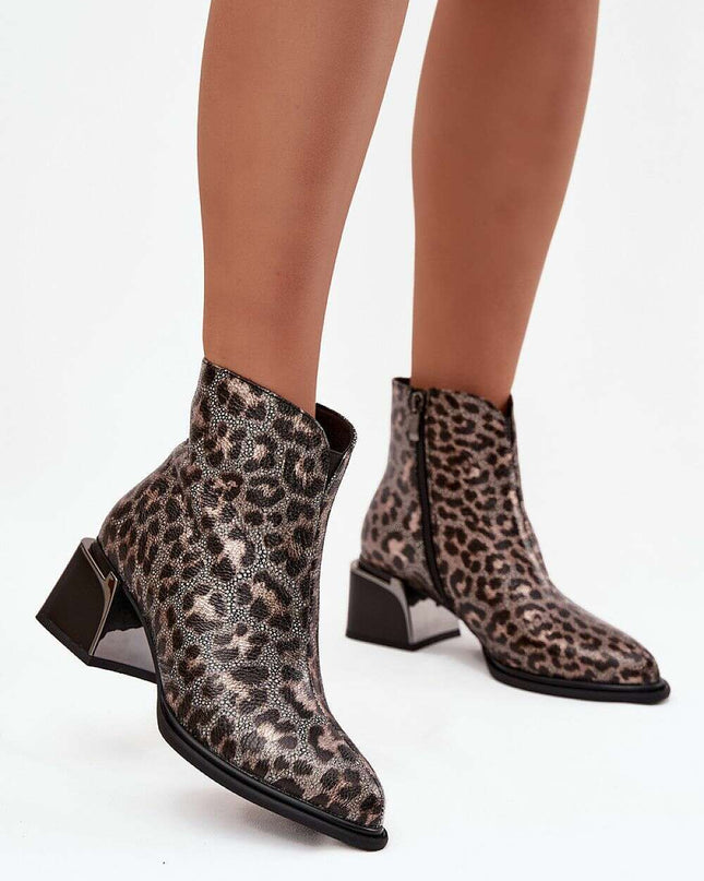 Heel boots model 219591