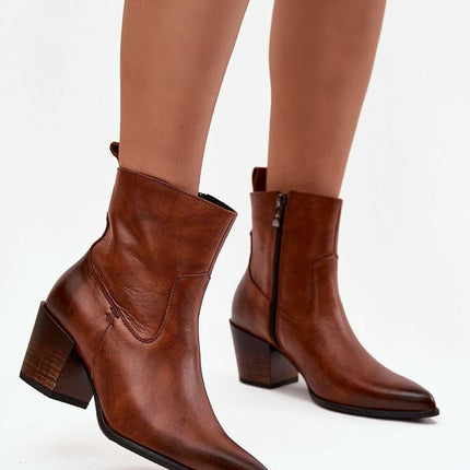 Heel boots model 219575