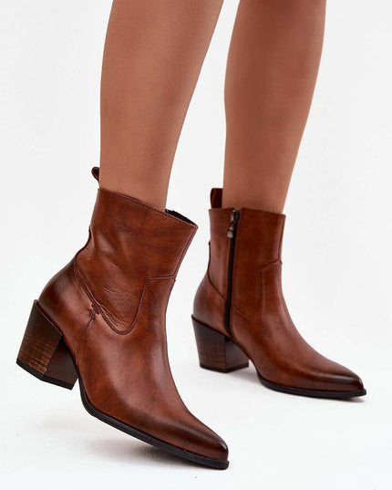 Heel boots model 219575