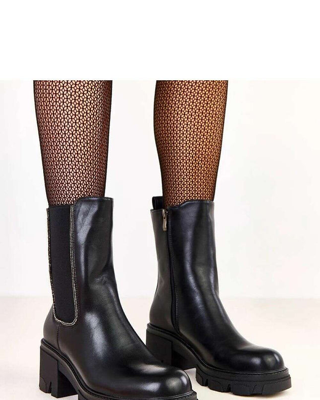 Heel boots model 219633