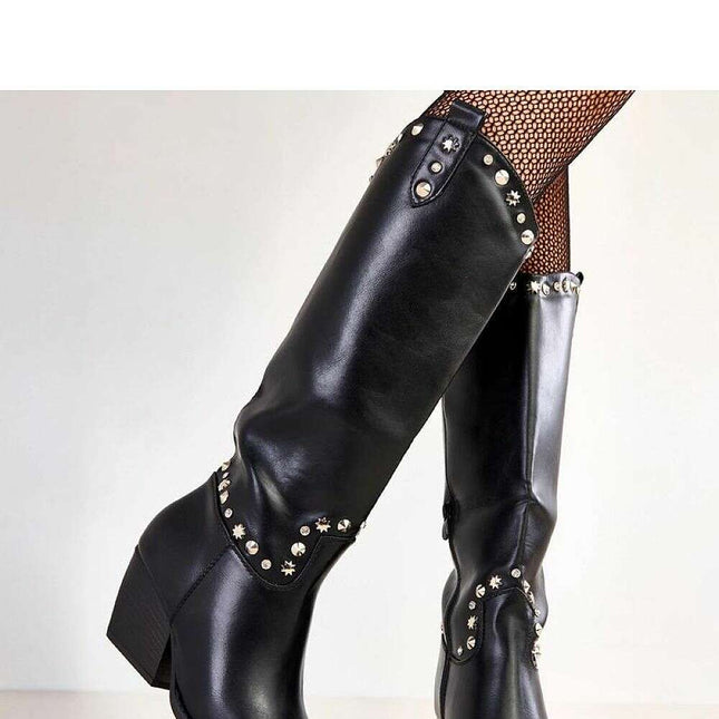 Heel boots model 219648