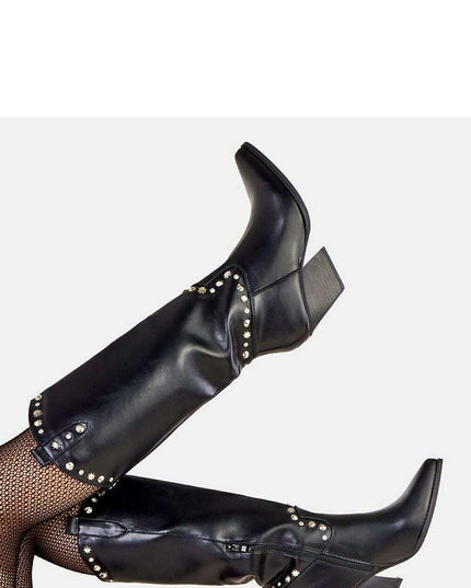 Heel boots model 219648