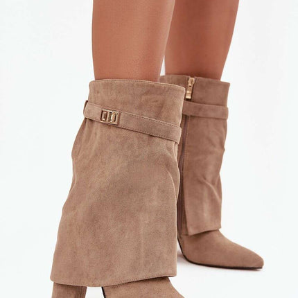 Heel boots model 219839