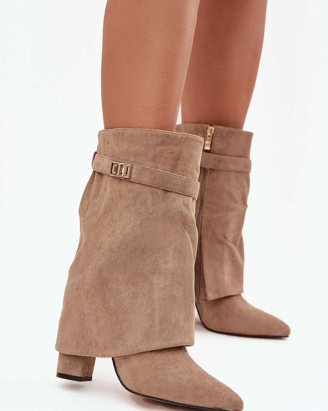 Heel boots model 219839