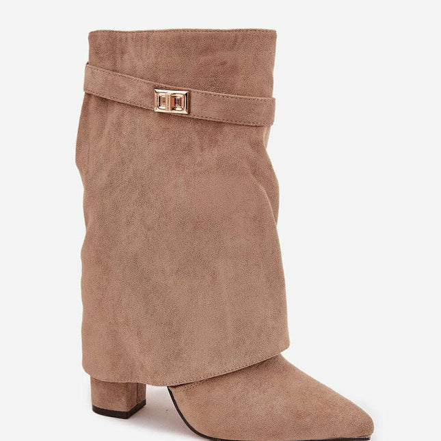 Heel boots model 219839