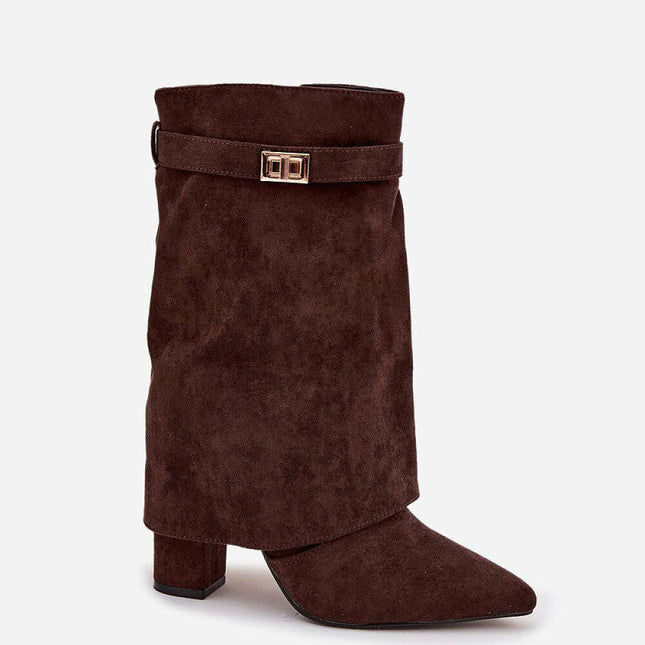 Heel boots model 219840