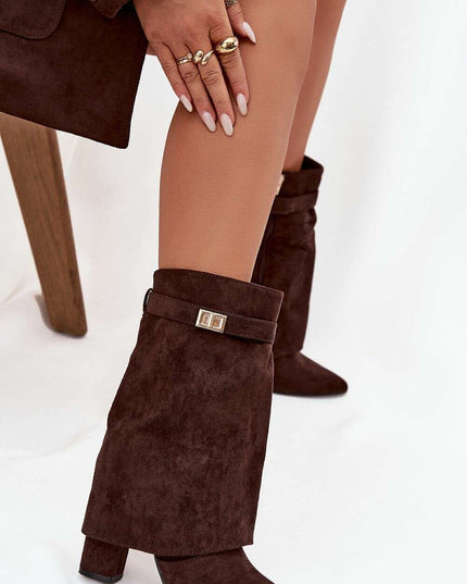 Heel boots model 219840