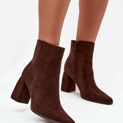 Heel boots model 219843