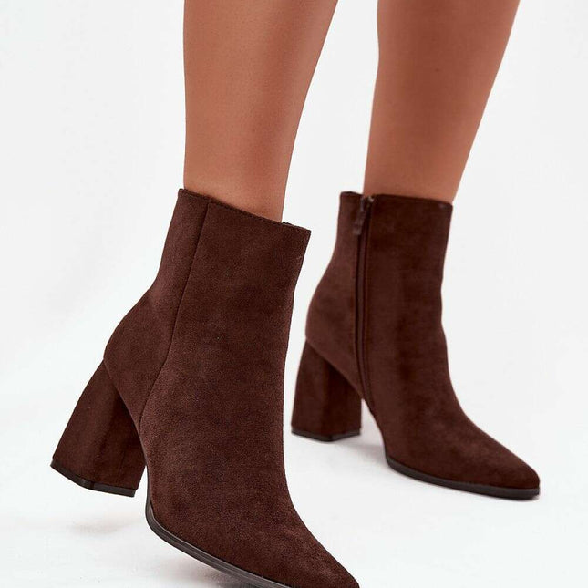 Heel boots model 219843