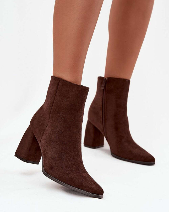 Heel boots model 219843