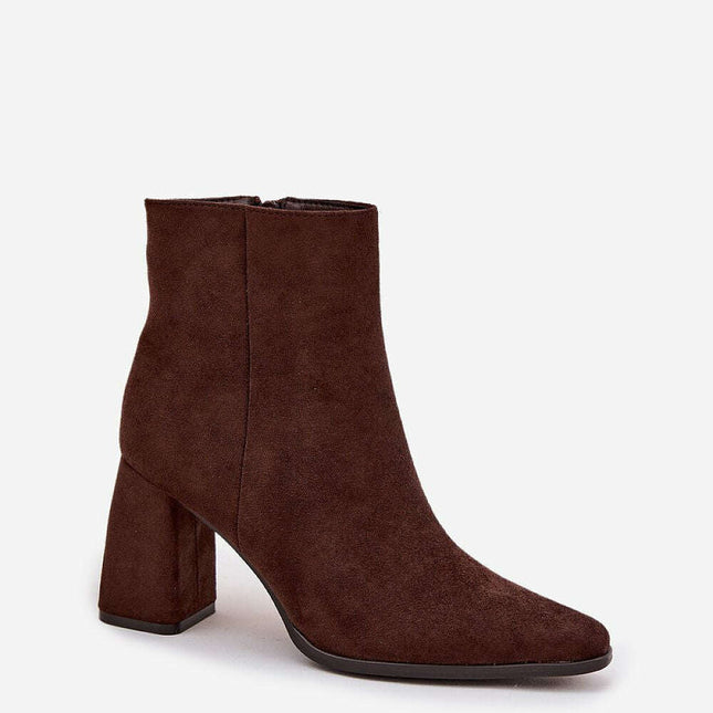 Heel boots model 219843