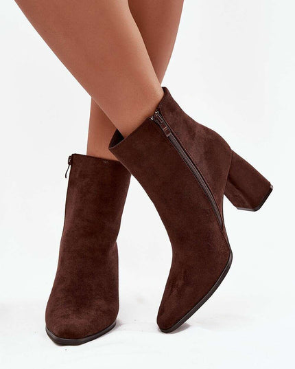 Heel boots model 219843