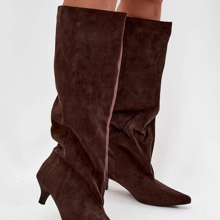 Heel boots model 219848