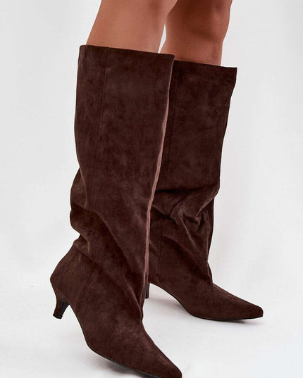 Heel boots model 219848