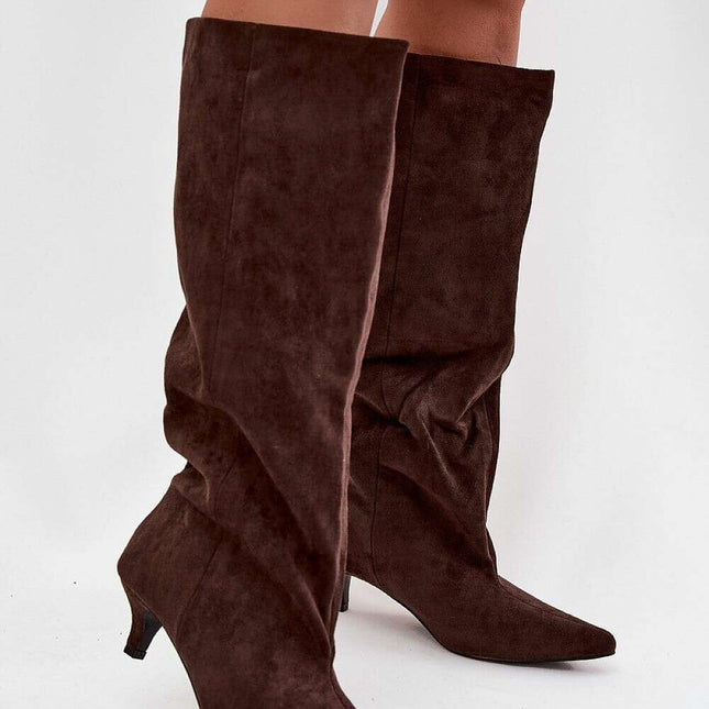 Heel boots model 219848