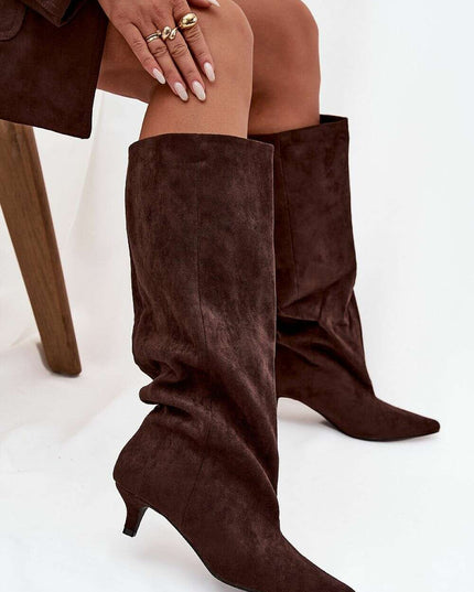 Heel boots model 219848