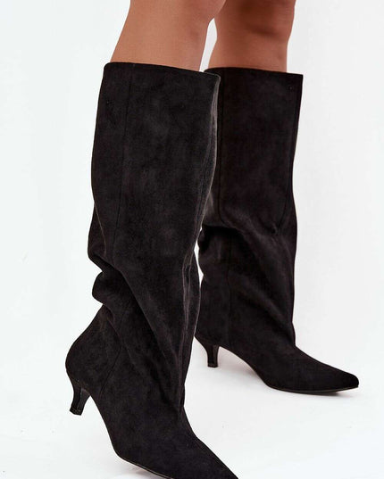 Heel boots model 219849