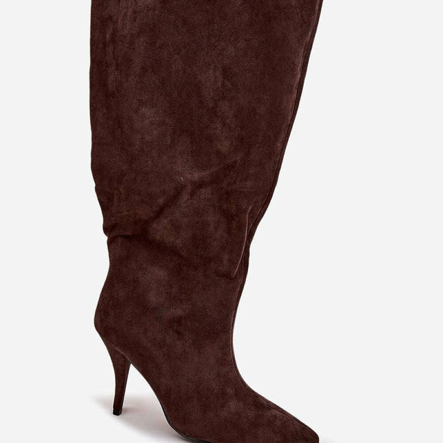 Heel boots model 219853