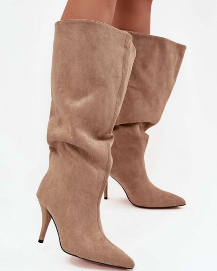 Heel boots model 219854