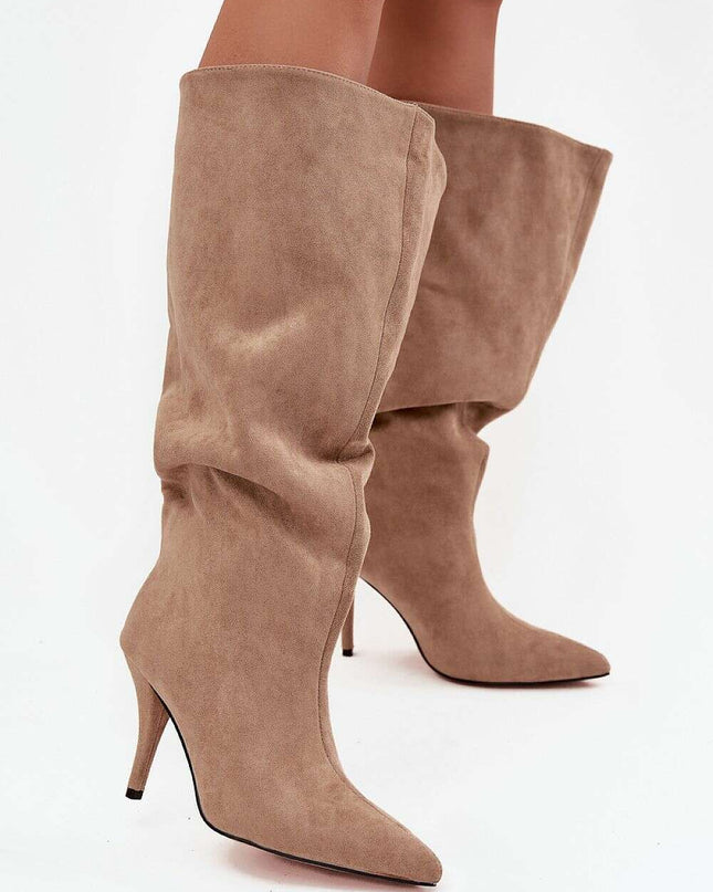 Heel boots model 219854