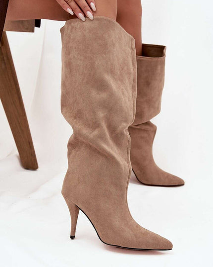 Heel boots model 219854