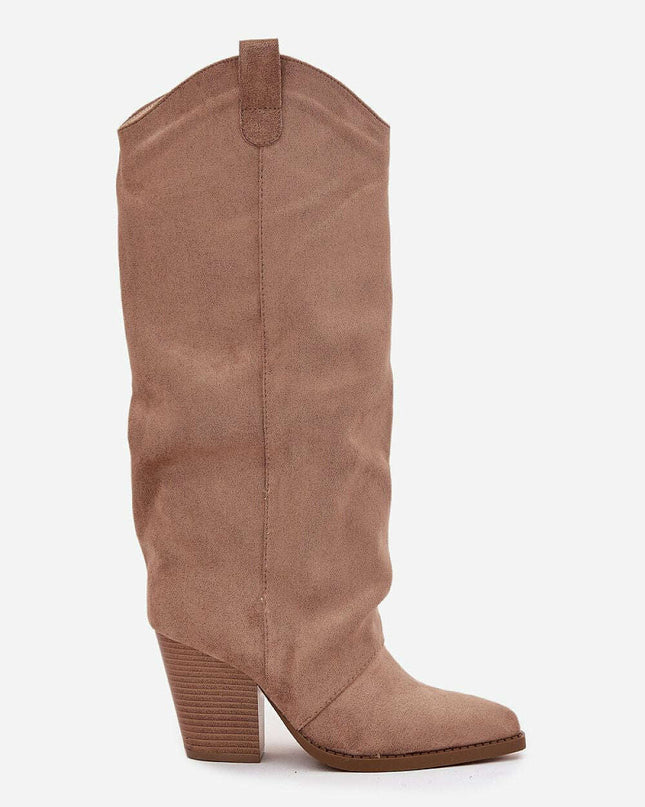 Heel boots model 219855