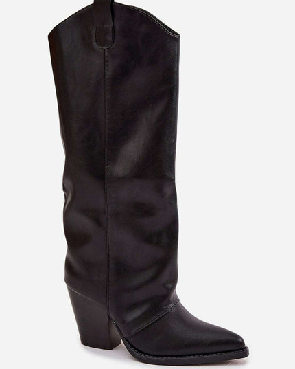 Heel boots model 219856