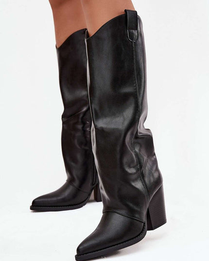 Heel boots model 219856