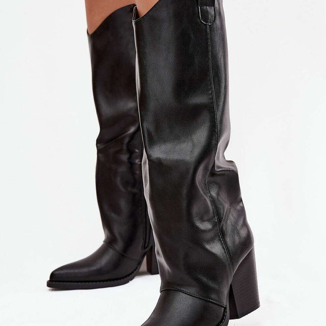 Heel boots model 219856